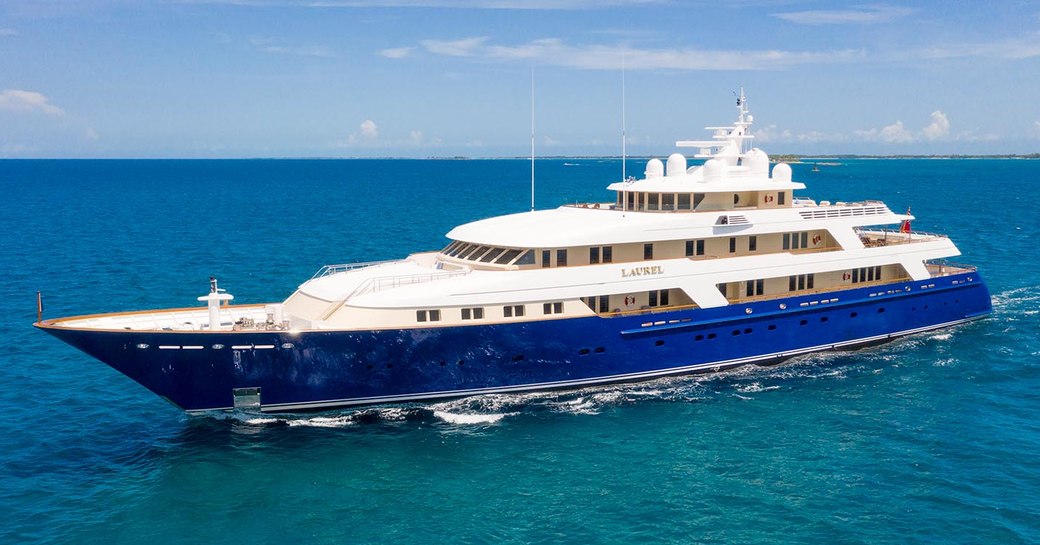 Charter yacht LAUREL at sea