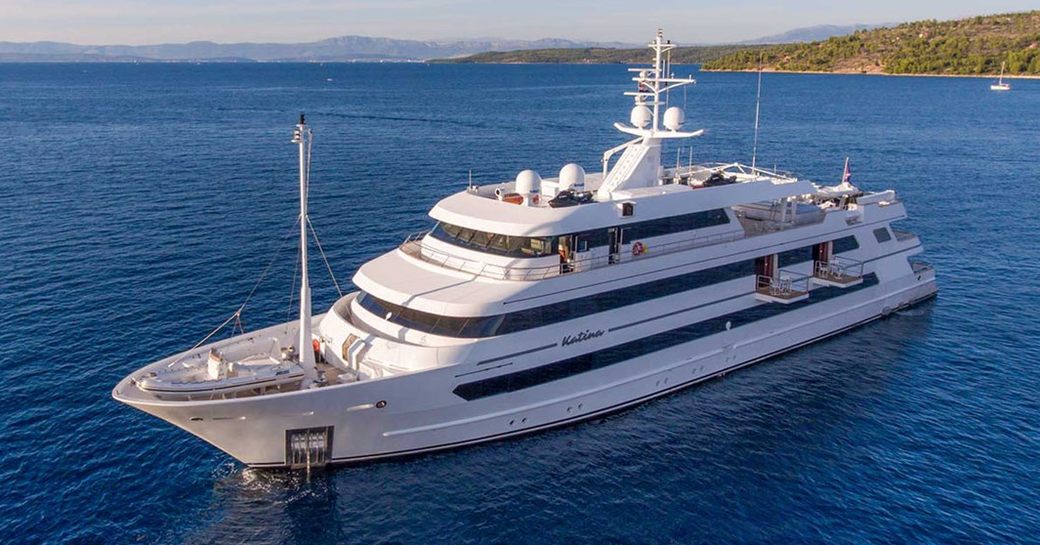 Charter yacht KATINA at anchor