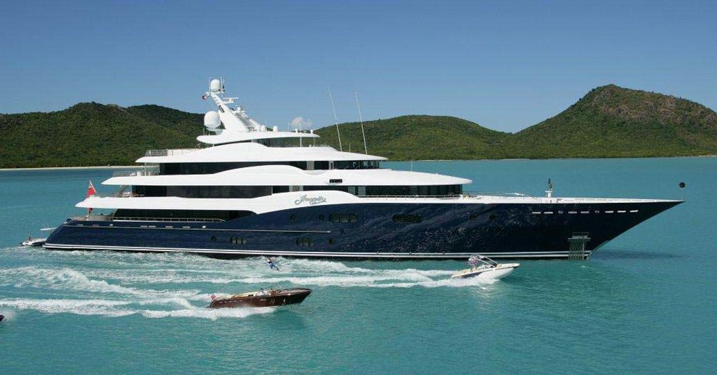 Charter yacht AMARYLLIS at sea