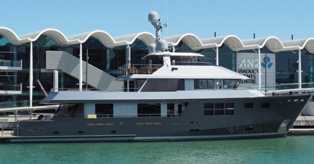 superyacht AKIKO launches after a five-month refit before heading to Western Australia