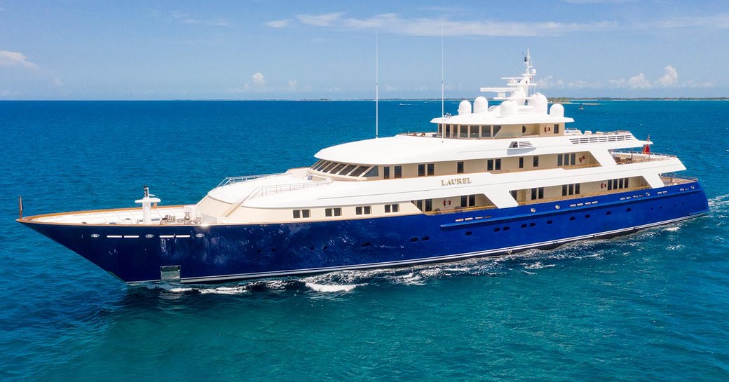 Charter yacht LAUREL at sea