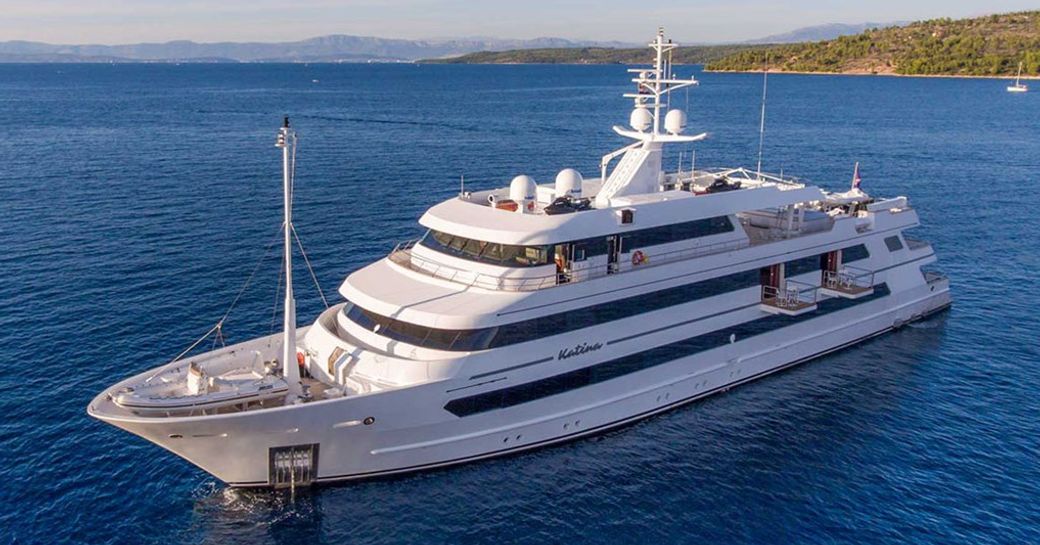 Charter yacht KATINA at sea