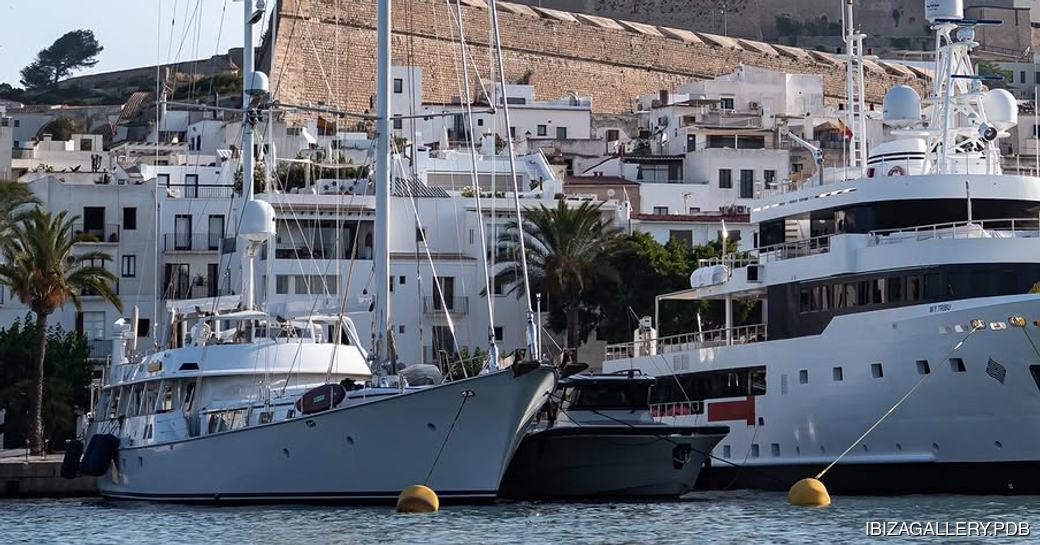 Motor and sailing yacht charters berthed in IGY Ibiza Marina