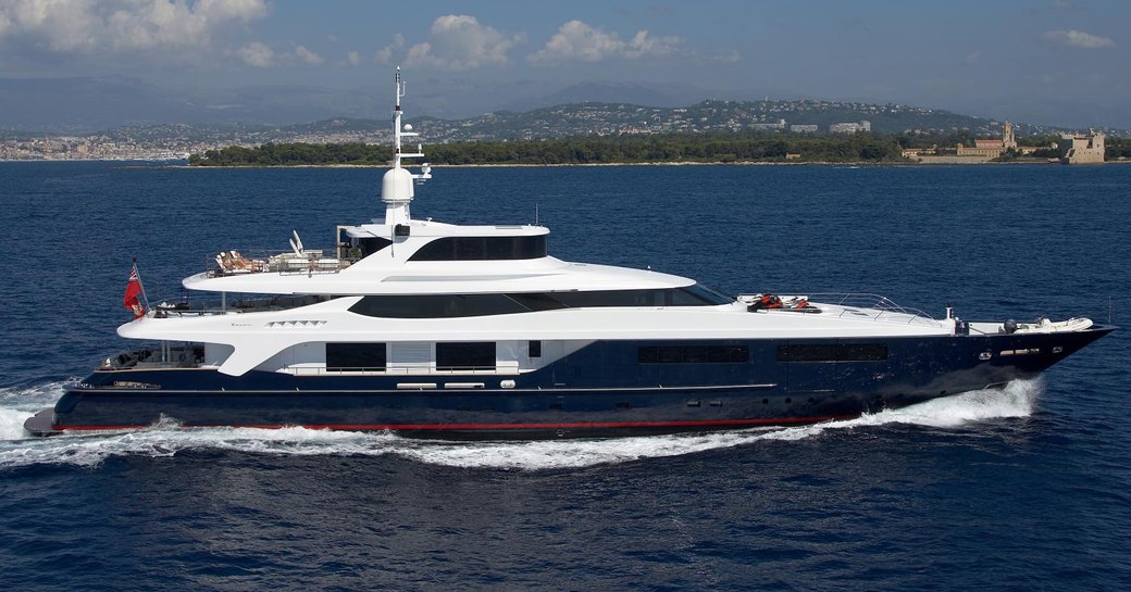 Charter yacht BURKUT at sea