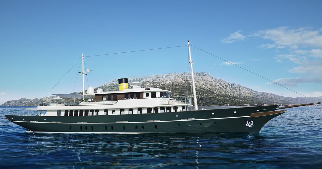 Charter yacht MAIA at sea