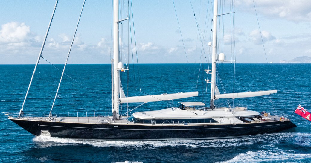 Sailing yacht charter ASAHI at sea