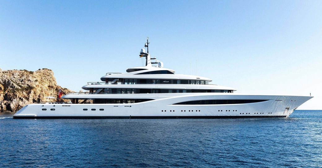 Charter yacht SOPHIA at anchor