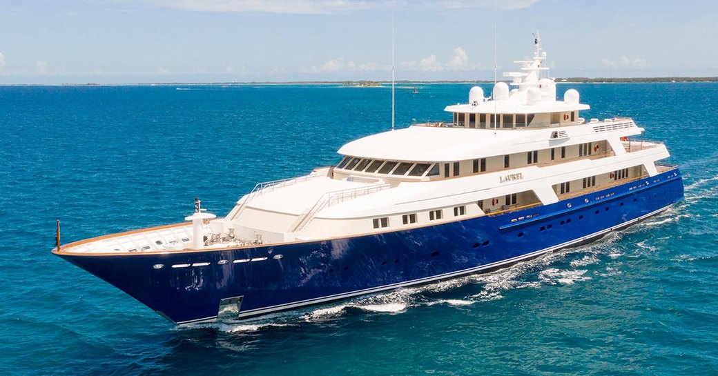 Charter yacht LAUREL at sea