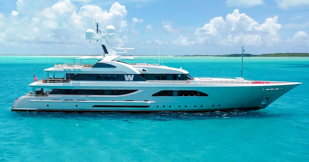 Charter yacht W at sea