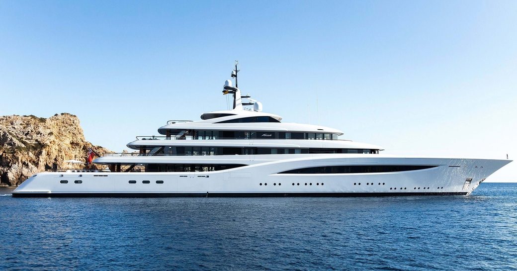 Charter yacht SOPHIA at anchor