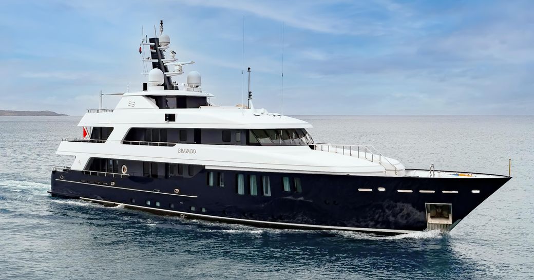 Charter yacht BRAVADO at sea