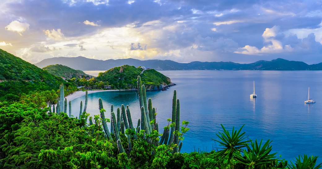 Beautiful views of Deadman's Bay at Peter Island, British Virgin Islands