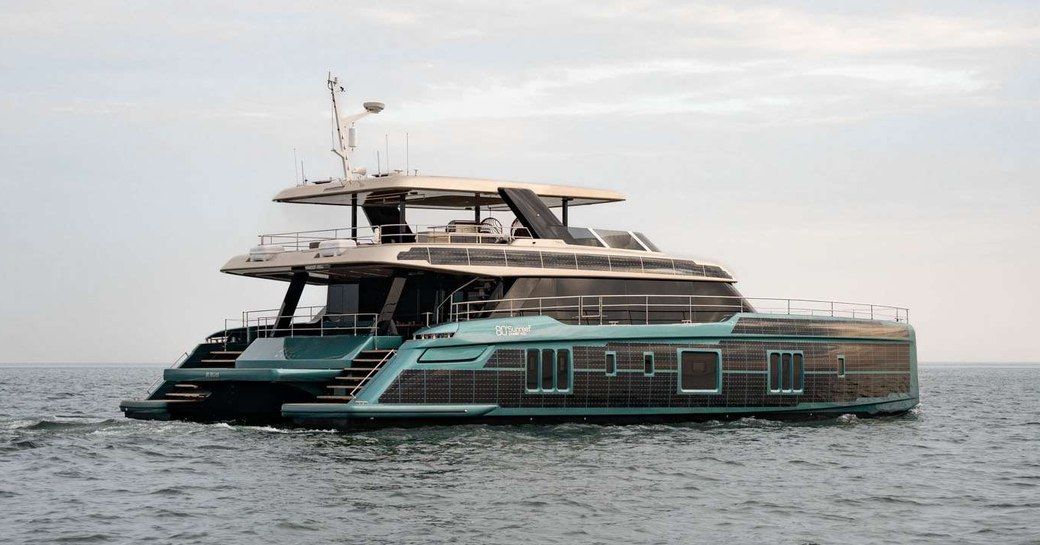 Charter yacht MATTEA at sea