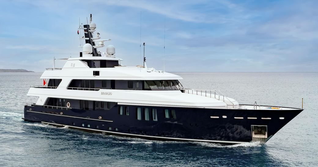 Charter yacht BRAVADO at sea