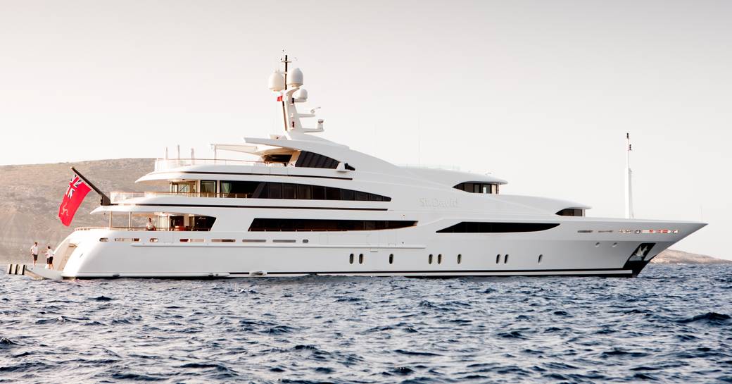 Charter yacht ST DAVID at sea