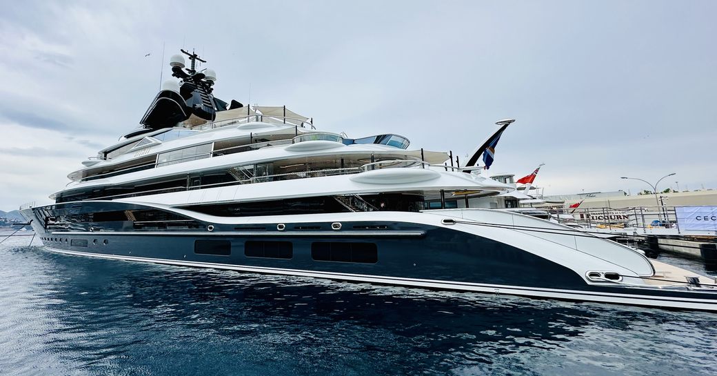 Superyacht charter KISMET berthed in Port Hercule