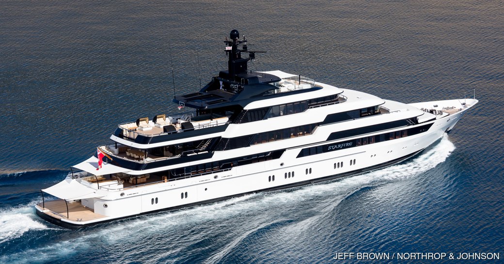 Charter yacht STARFIRE at sea
