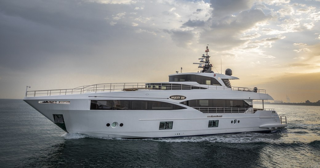 superyacht ONEWORLD cruising on a luxury yacht charter in Australia