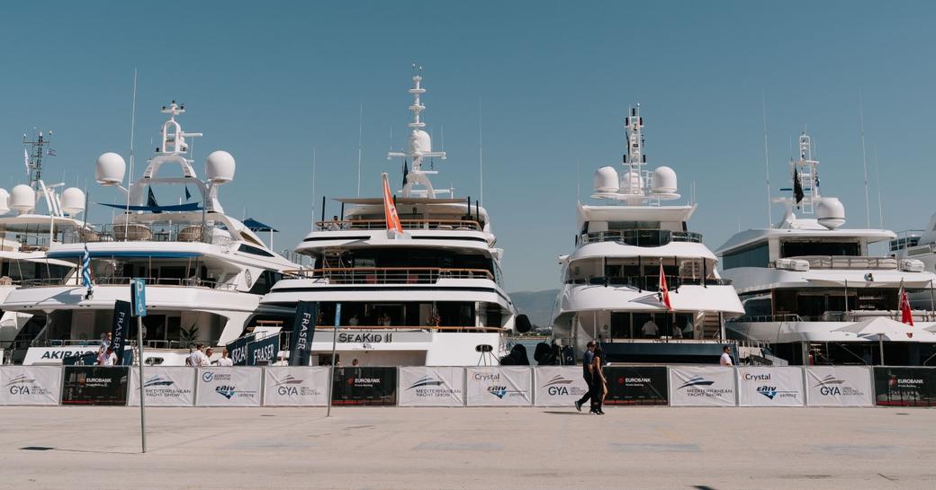 Superyacht charters berthed in Nafplion