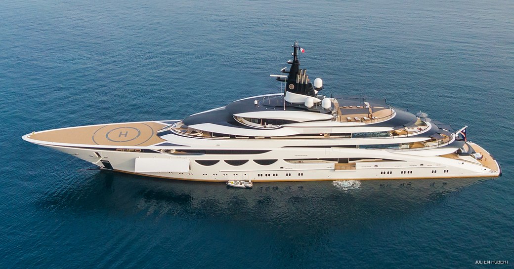 Superyacht charter AHPO at anchor