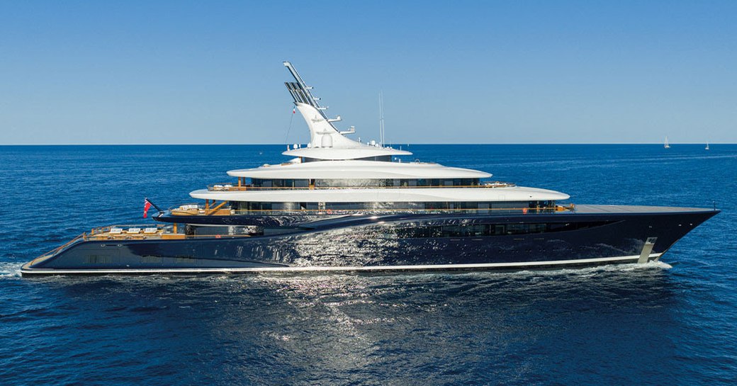 Charter yacht BREAKTHROUGH at sea