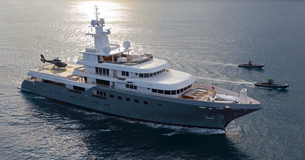 expedition yacht Planet Nine on charter in the Mediterranean