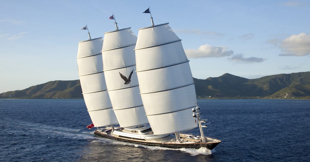 luxury yacht Maltese Falcon will be attending the America’s Cup Superyacht Regatta 2017