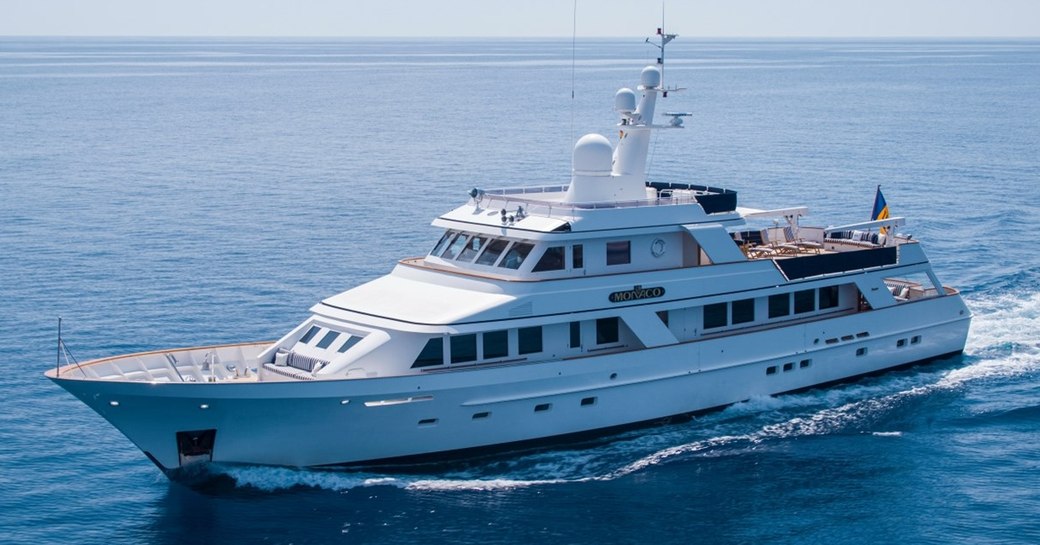 Charter yacht MONACO at sea