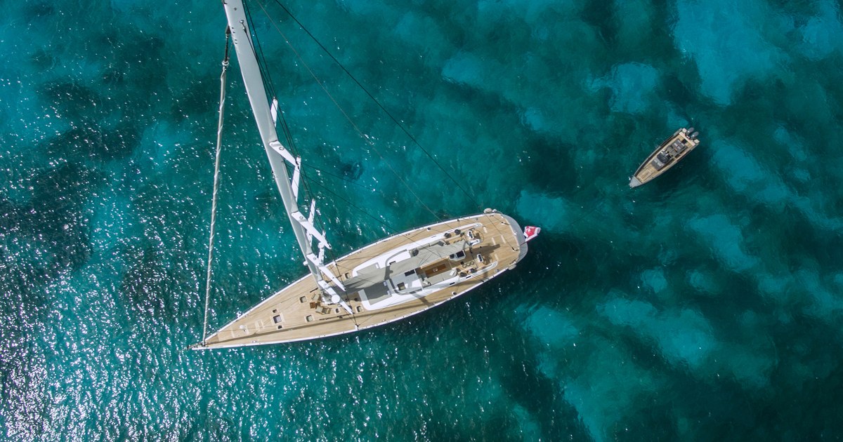 New Photos: Sailing Yacht MUZUNI Captured in the Caribbean ...