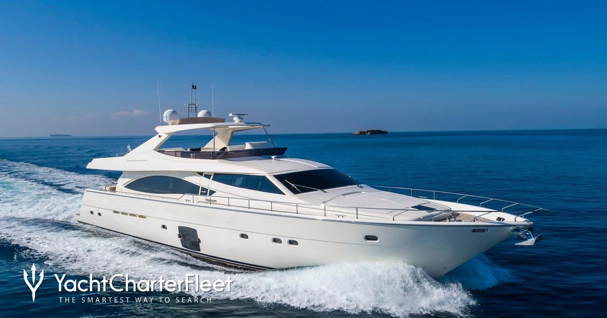 MAYBE NOT Yacht Charter Price - Ferretti Yachts Luxury Yacht Charter