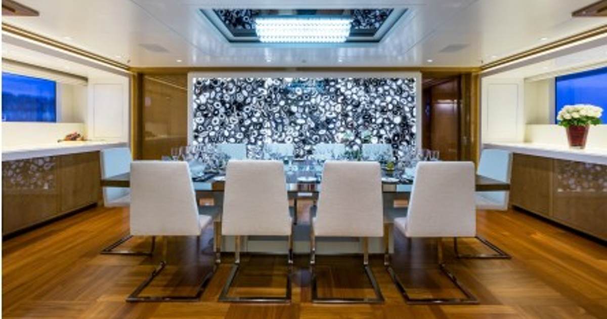 benetti yacht interior