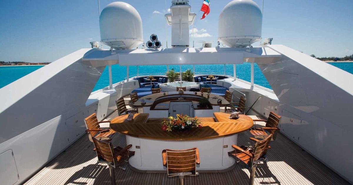 yacht charter below deck