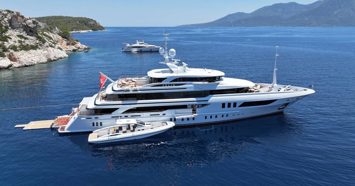 Monaco Yacht Show 2026: Superyacht Charter AELIA Confirmed For Attending Fleet At Anchor