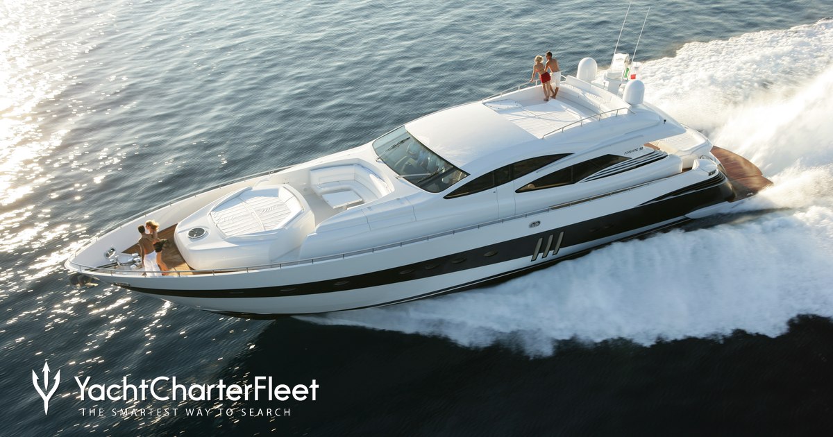 MAXIMO Yacht Layout / General Arrangement Plans - 27m Pershing Motor Yacht