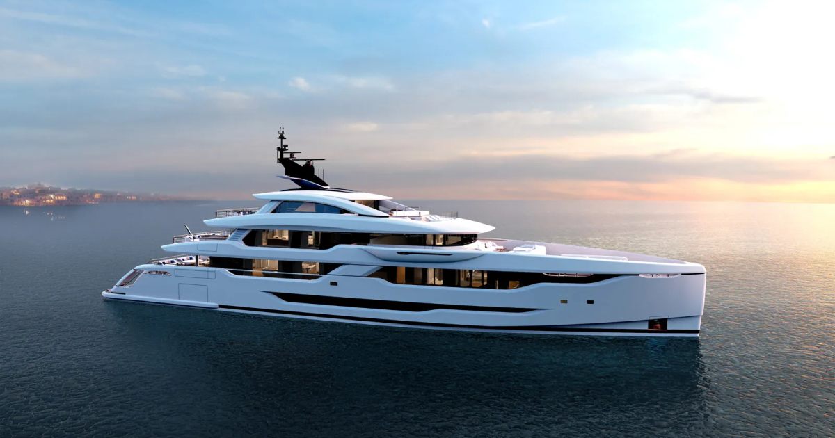 60M Golden Yachts superyacht O'MADELEINE unveils first renderings