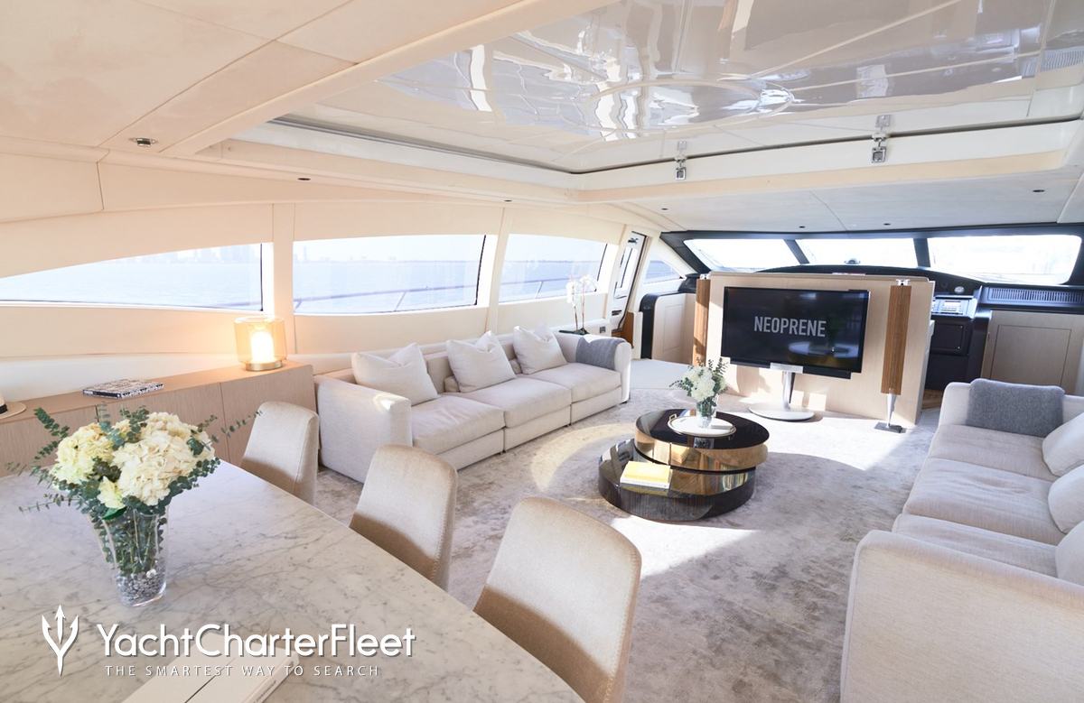 Mangusta superyacht NEOPRENE available for charter in the Bahamas