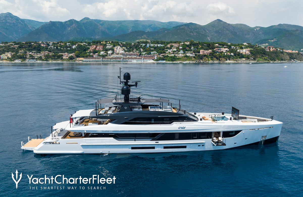 charter yacht grey