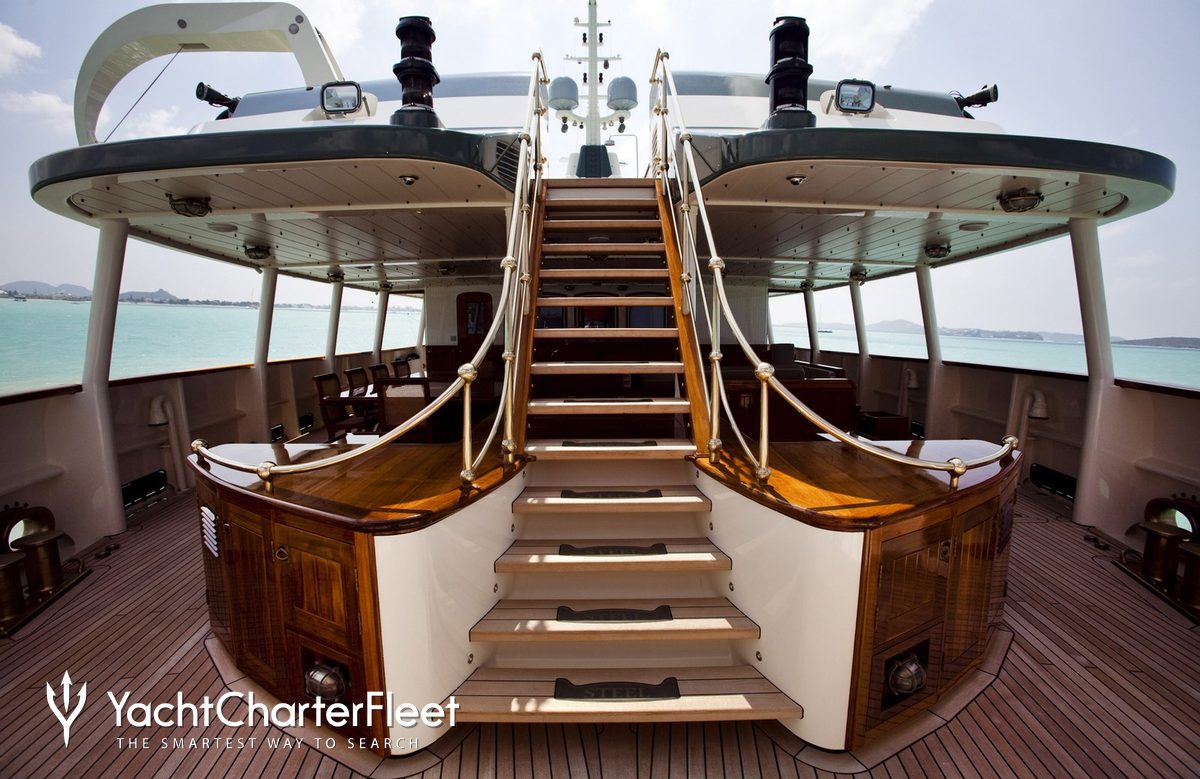 STEEL Yacht Charter Price - Pendennis Shipyard Luxury Yacht Charter