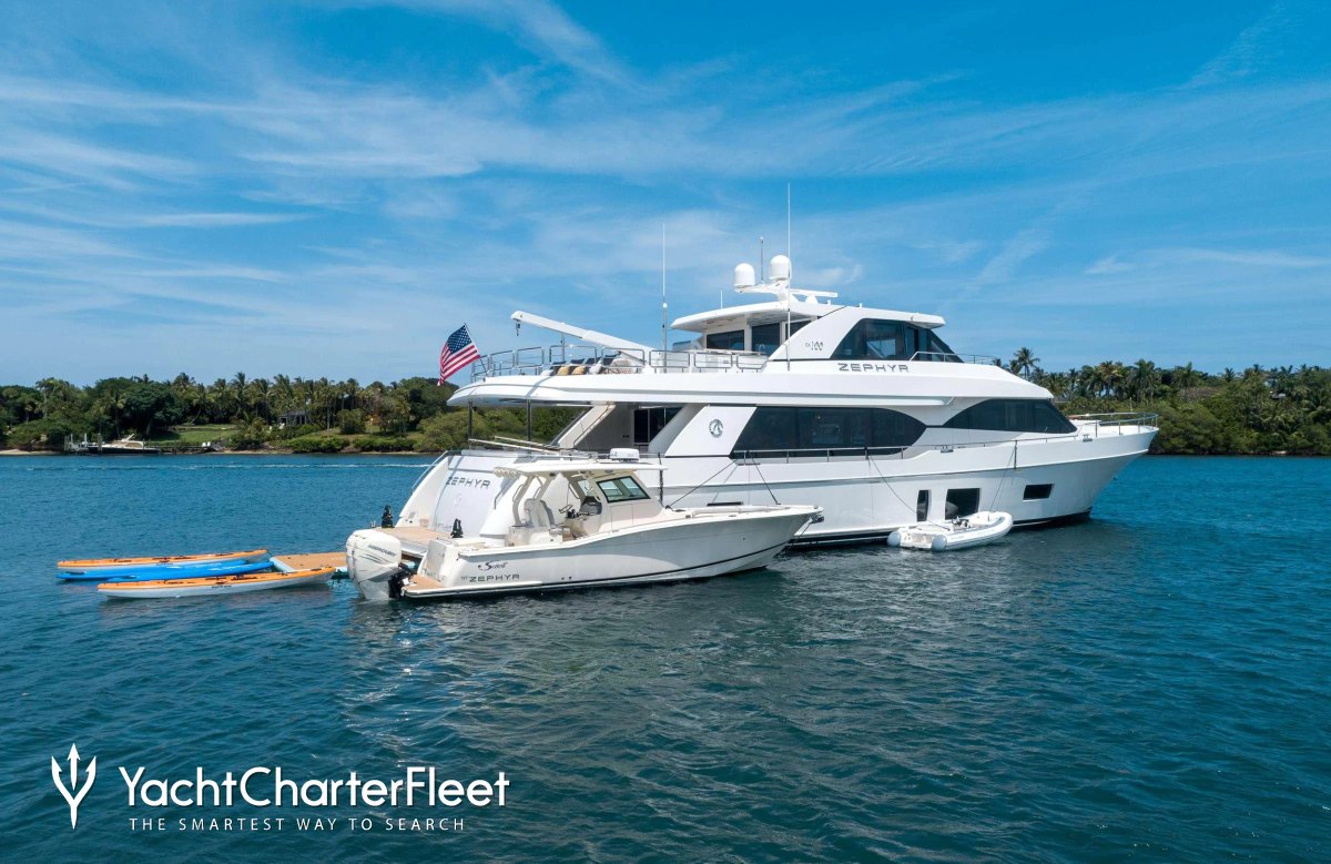 ZEPHYR Yacht Charter Price - Ocean Alexander Luxury Yacht Charter