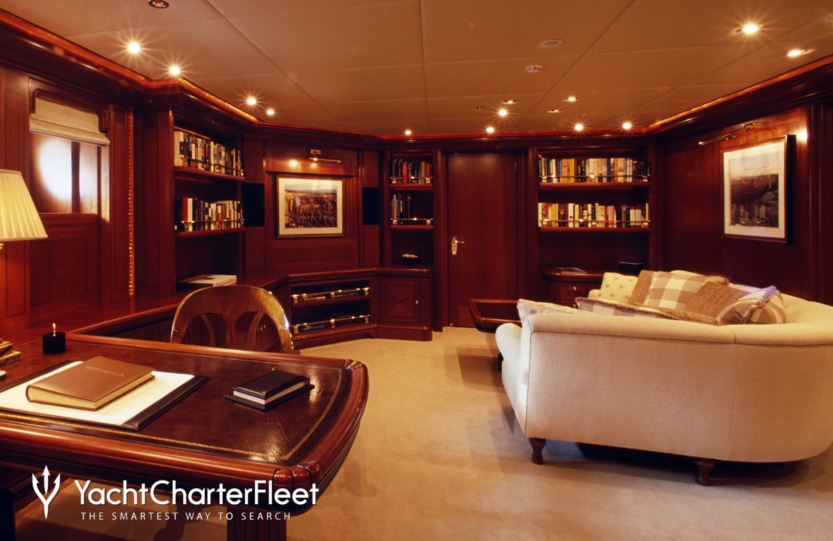 athena yacht interior