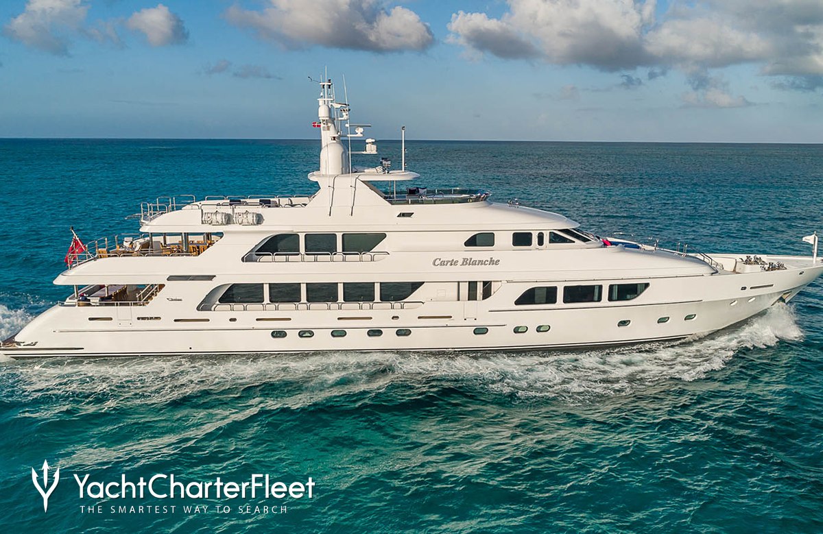 CARTE BLANCHE Yacht Charter Price Christensen Luxury Yacht Charter