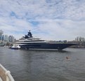NFL Jacksonville Jaguars and KISMET return to London: Iconic 122M Superyacht Charter Marks Her Third Visit to the English Capital