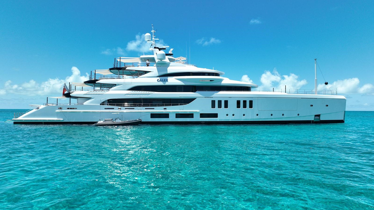 Caribbean yacht charter fleet welcomes 67m superyacht CALEX to its ranks