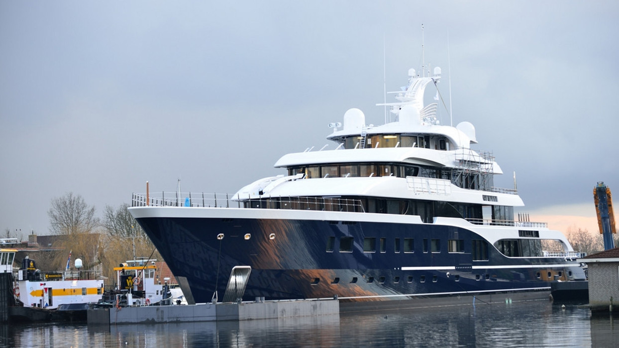 Symphony new Feadship101 mtr Super Mega Yacht Royal van Lent de