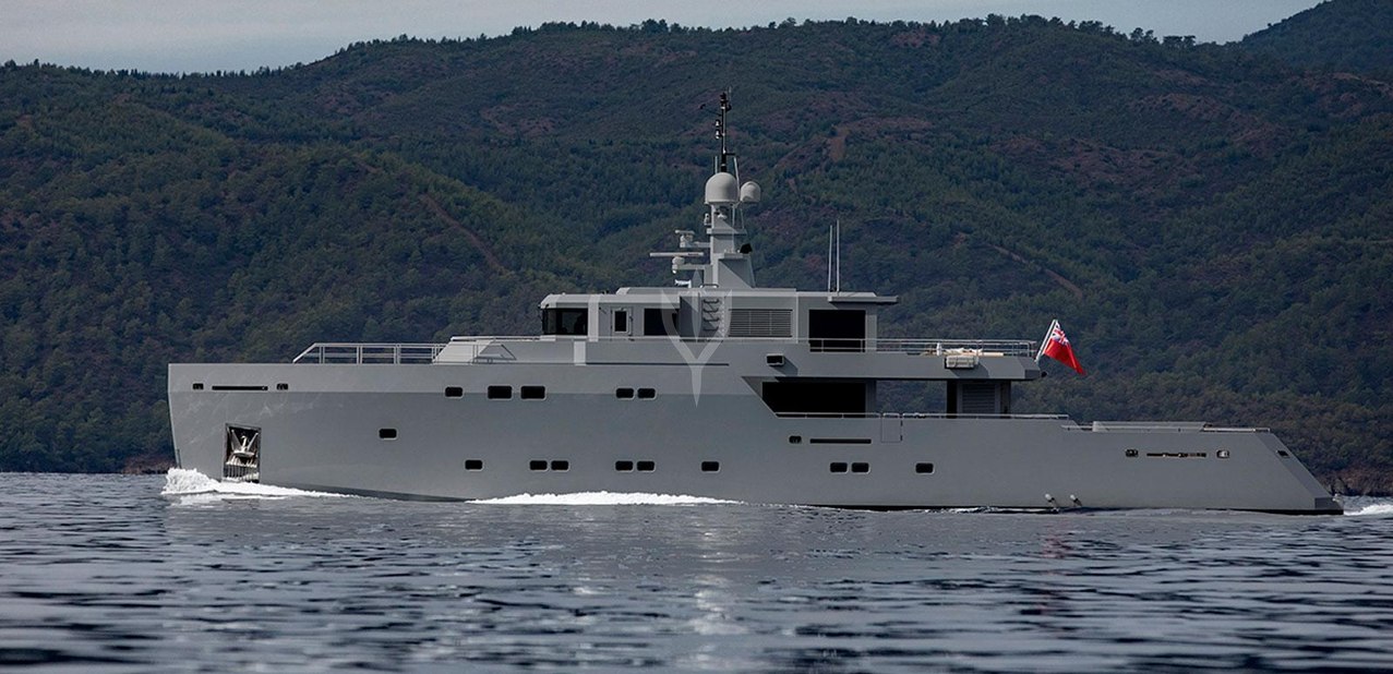 Grey Charter Yacht