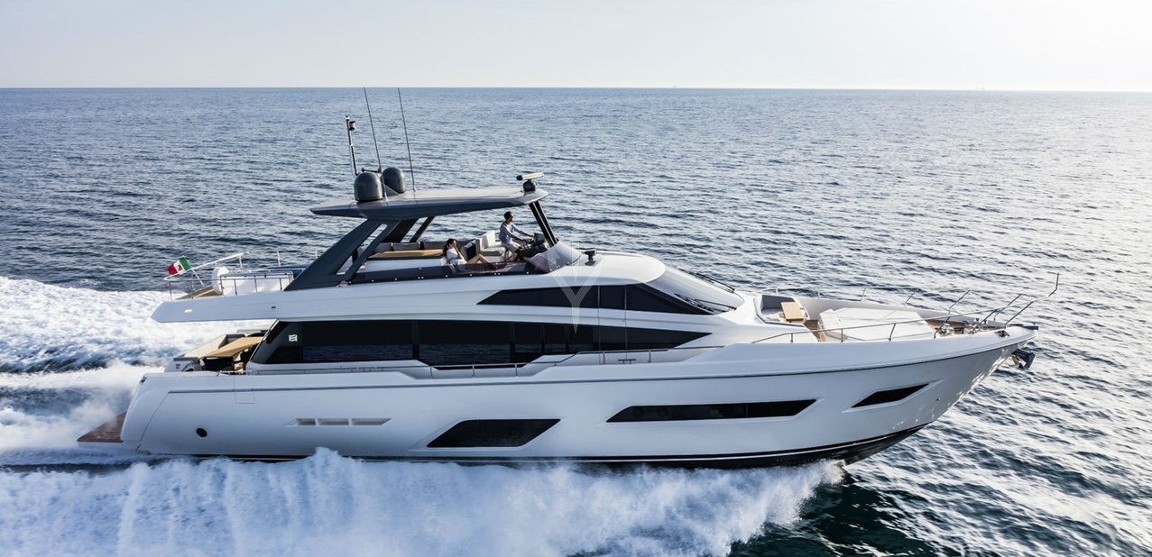 Ferretti 780/21 Charter Yacht