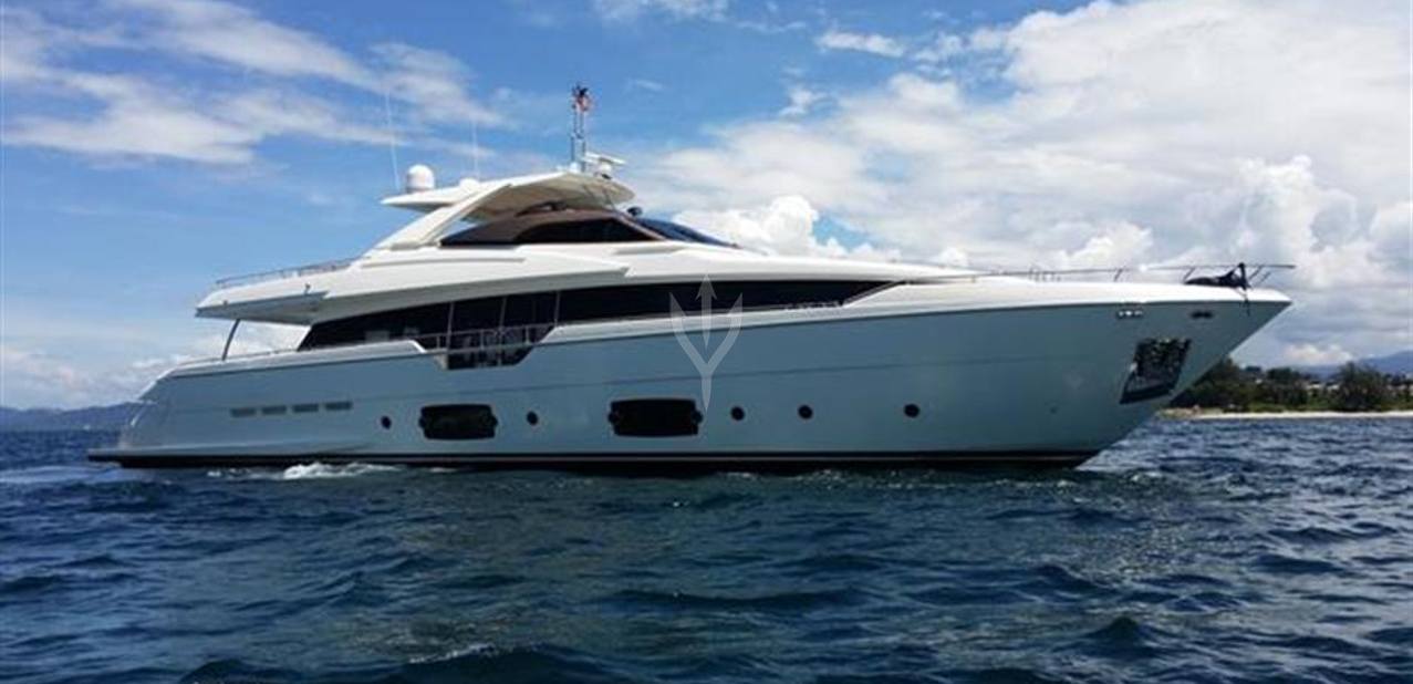 Ferretti 960 Charter Yacht
