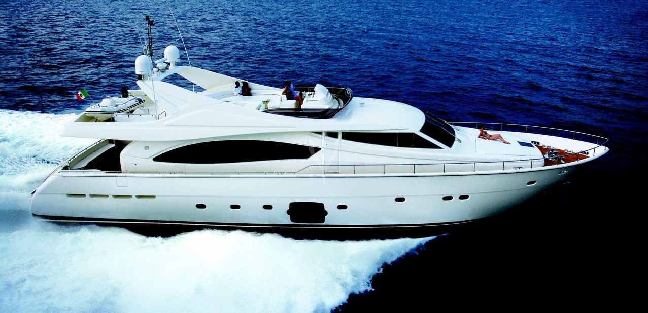 Ferretti 880/12 Charter Yacht