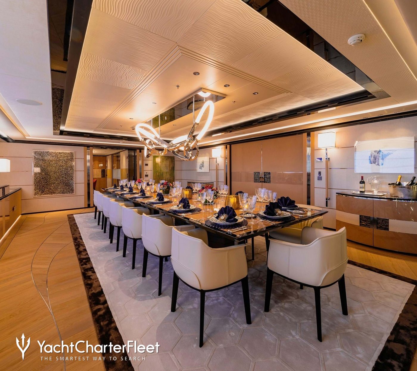 project x yacht interior