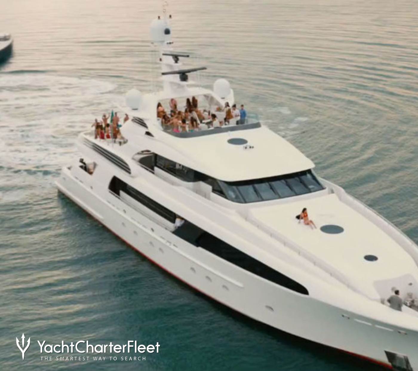 usher private yacht
